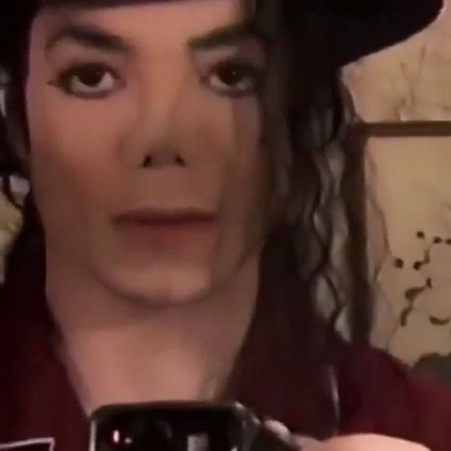 michael jackson selfie